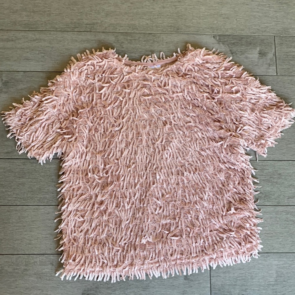 Zara girls short sleeve top